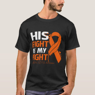 His Fight Is My Fight RSD CRPS AWARENESS Feather T-Shirt