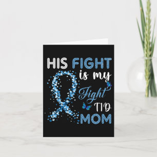 His Fight Is My Fight T1d Mum Diabetes Awareness 1 Card