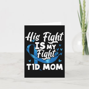 His Fight Is My Fight T1d Mum Diabetes Awareness Card