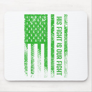 His Fight Is Our Fight Mental Health Awareness Mouse Pad