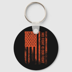 His Fight Is Our Fight Rsd Crps Awareness Key Ring