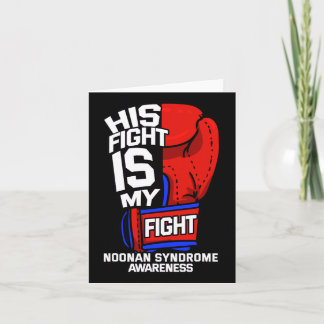 His Fight My Fight Noonan Syndrome Male Turner Ms  Card