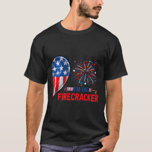 His Firecracker 4th July Funny Couple Costume Patr T-Shirt