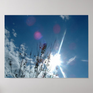 His Glory in the Sky Poster