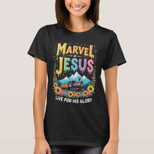 His Glory Junction Train True North Christian Camp T-Shirt