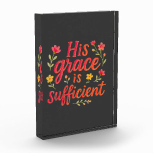 His Grace is Sufficient Photo Block