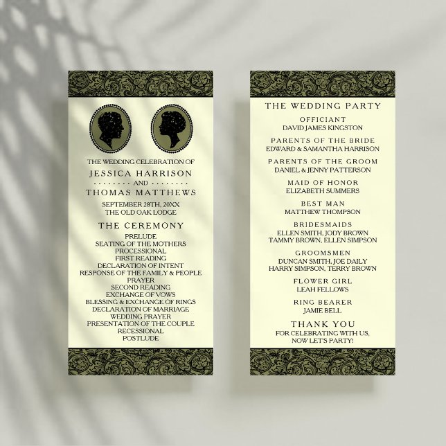 His & Hers Art Deco Silhouette Wedding Collection Program (Creator Uploaded)