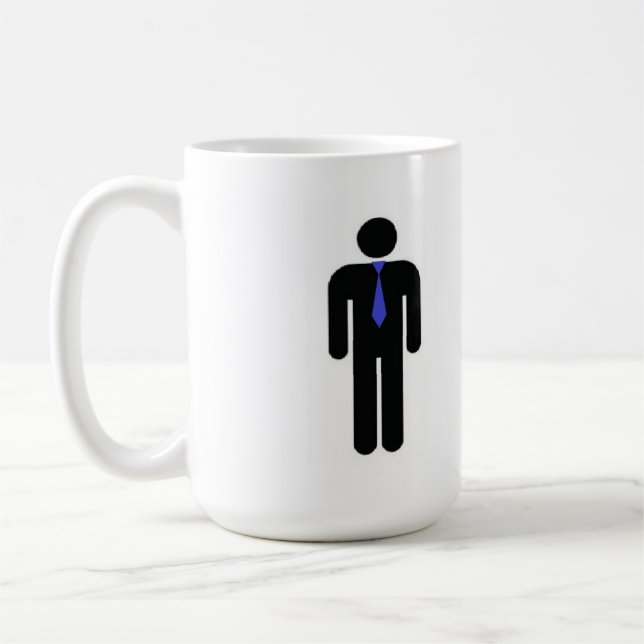 HIS & hers (blue) Coffee Mug (Left)