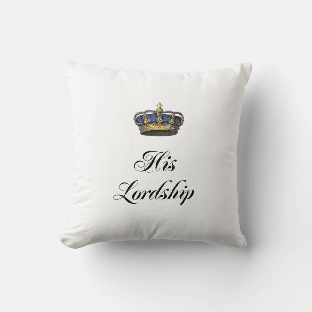 His Lordship Cushion (Front)
