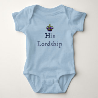 His Lordship Lord of the Manor New Baby Bodysuit