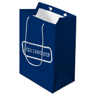 "His Lordship" Medium Gift Bag