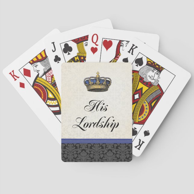 His Lordship Playing Cards (Back)