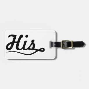 His Luggage Tag