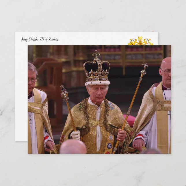 His Majesty Charles III Postcard (Front/Back)