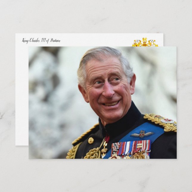 His Majesty Charles III Postcard (Front/Back)