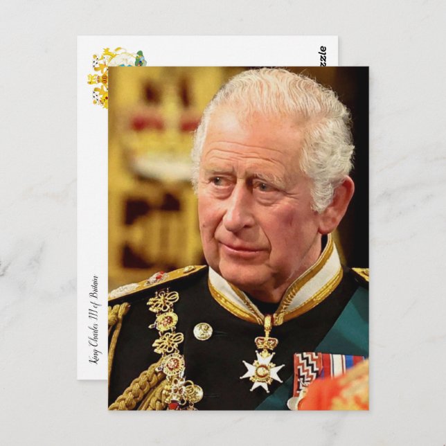 His Majesty Charles III Postcard (Front/Back)