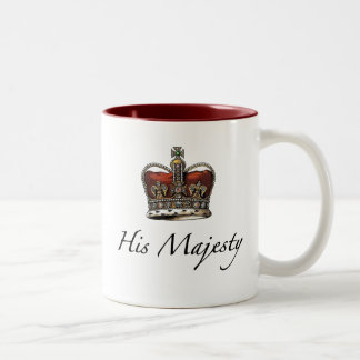 His Majesty, His Highness Two-Tone Coffee Mug