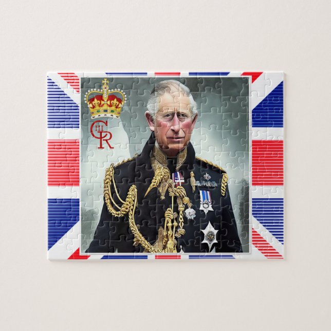 His Majesty King Charles III   Jigsaw Puzzle (Horizontal)