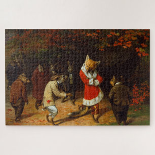 His Majesty Receives (by William Holbrook Beard) Jigsaw Puzzle