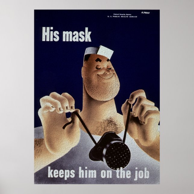 His Mask Poster (Front)