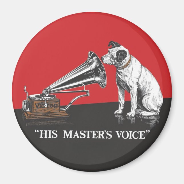 His Master's Voice Magnet (Front)