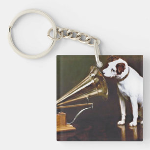 His Master's Voice Nipper The Dog Key Ring
