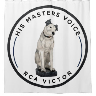 His Master's Voice RCA Victor Shower Curtain
