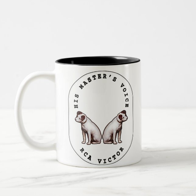 His Master's Voice RCA Victor Two-Tone Coffee Mug (Left)