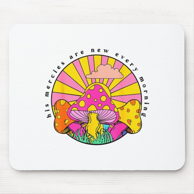His Mercies Are New Every Morning Christian Faith  Mouse Pad (Front)