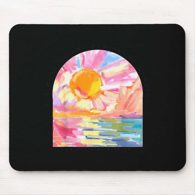 His Mercies Are New Every Morning Christian  Mouse Pad (Front)