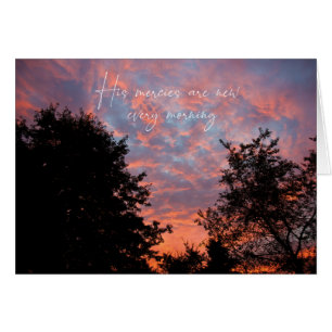 His mercies are new every morning, Parakaleo note