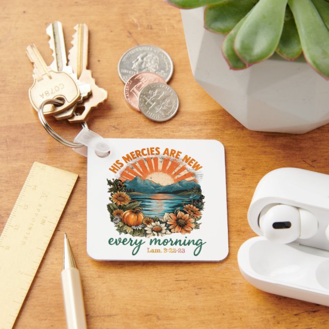 His Mercies Are New...  Key Ring (Desk)