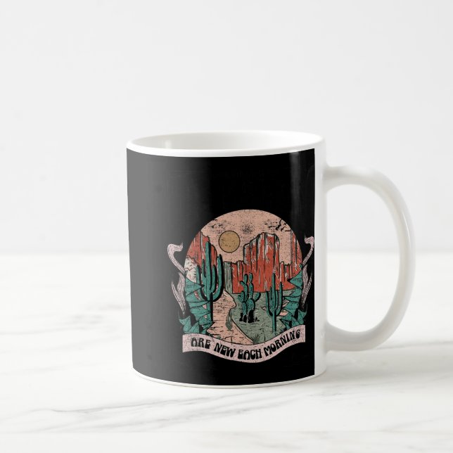 His Mercy Are New Every Morning Christian Design  Coffee Mug (Right)