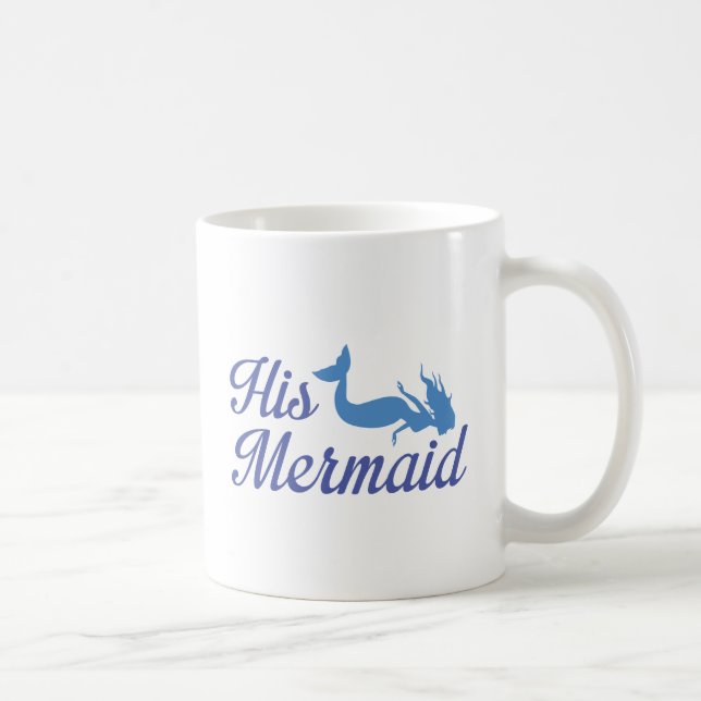 His Mermaid Coffee Mug (Right)