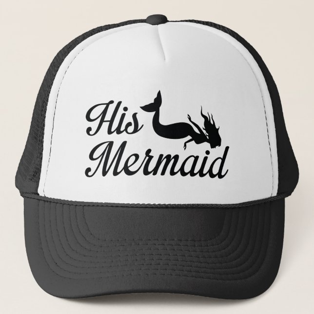 His Mermaid Trucker Hat (Front)