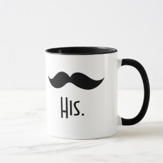 "His" Moustache Mug