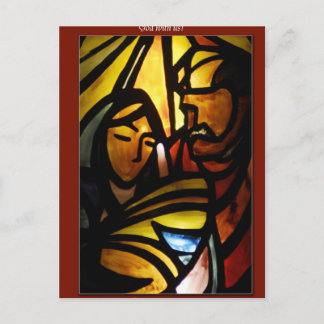 his name shall be emmanuel postcard