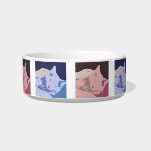 His or Her Cat Bowl