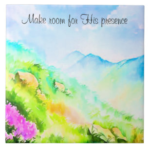 His Presence Ceramic Tile