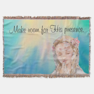 His Presence Throw Blanket