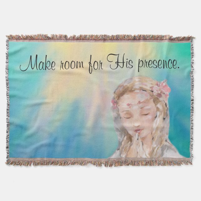 His Presence Throw Blanket (Front)