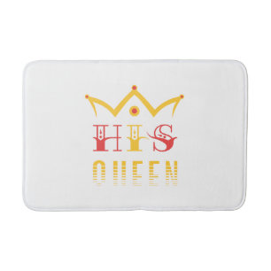 His Queen Bath Mat