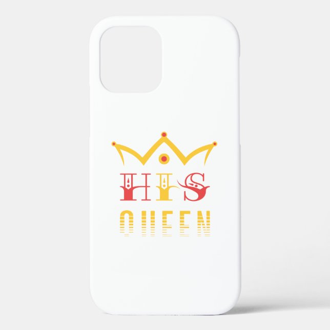 His Queen Case-Mate iPhone Case (Back)