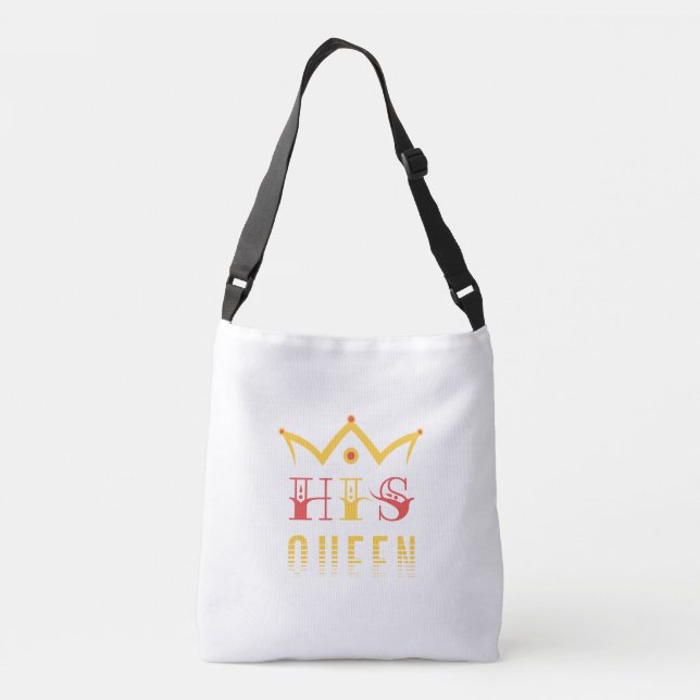 His Queen Crossbody Bag (Back)