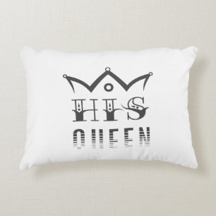 His Queen Decorative Cushion