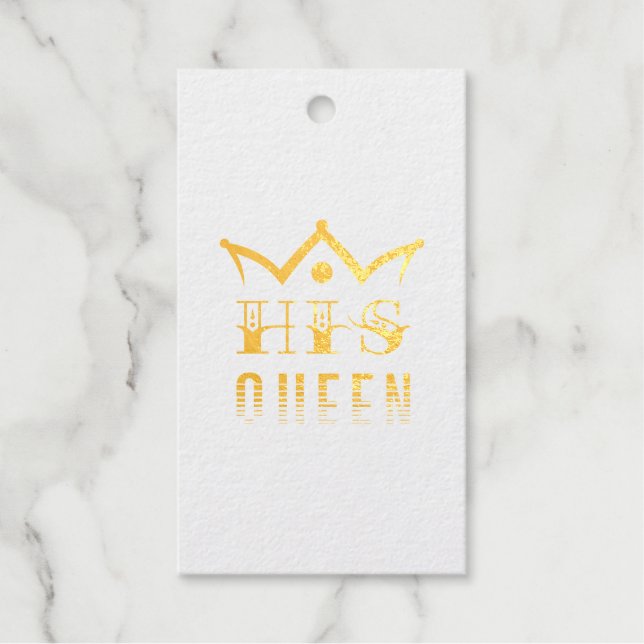 His Queen Gift Tags (Front)