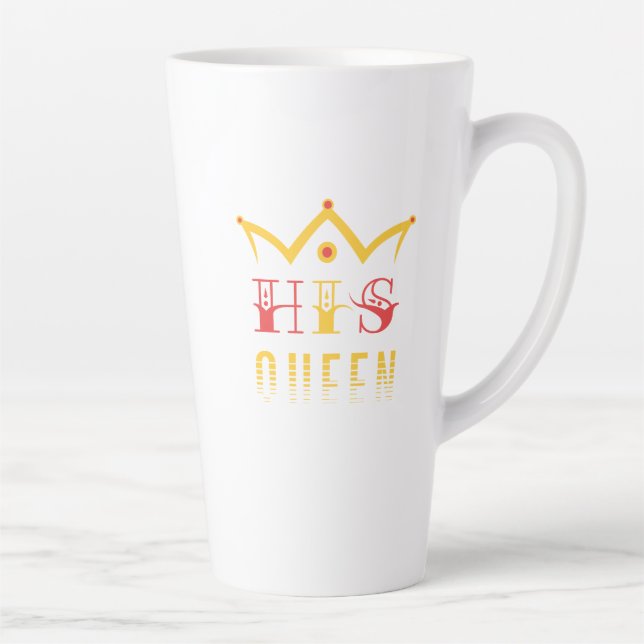 His Queen Latte Mug (Right)