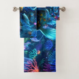 His Royal Fishness Bath Towel Set