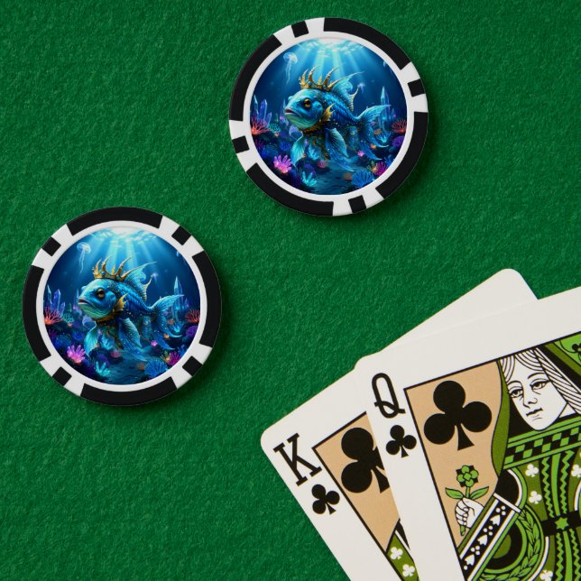 His Royal Fishness  Poker Chips (Poker Table (Double))
