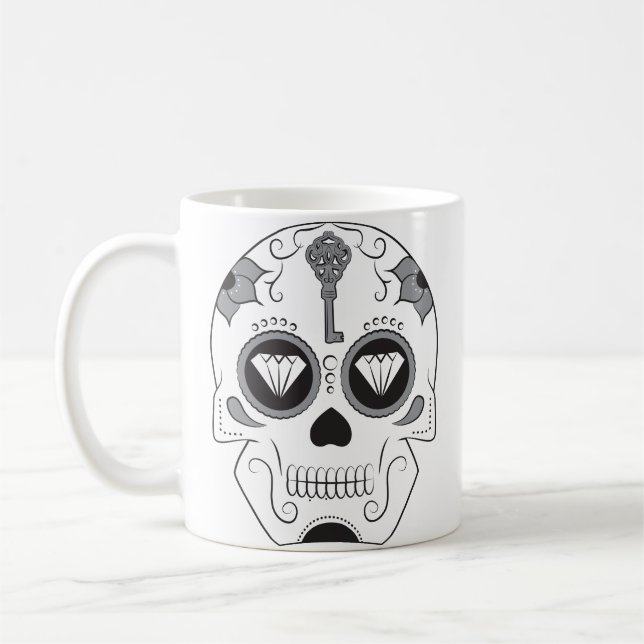 'His' Sugar Skull Mug (Left)